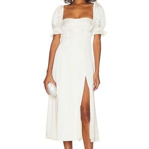 WeWoreWhat Puff Sleeve Midi Dress